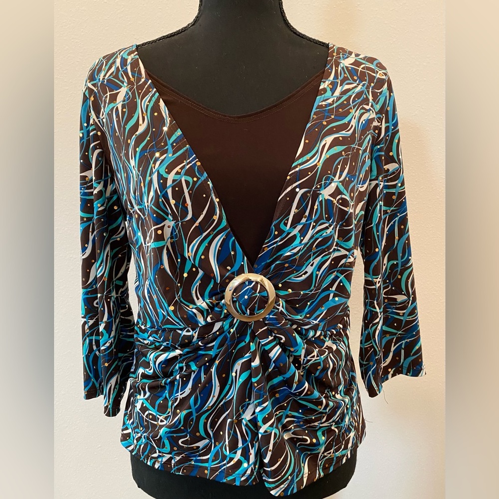 Petite Medium Ladies Top Brittany Black
